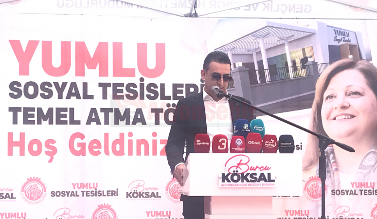 Afyonkarahisar’da Gazi Mahallesi’nde temeli atılan Yumlu Sosyal Tesisleri’nin yüklenici firması