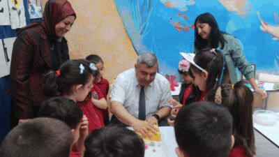 Afyonkarahisar Hacı Lütfiye Kocaşaban Anaokulu’nda düzenlenen keçe etkinliğine, İl Milli
