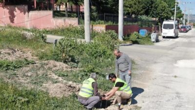 Eskişehir’de İnönü Belediyesi ekiplerince ilçenin çehresini değiştirecek aydınlatma direklerinin yapım
