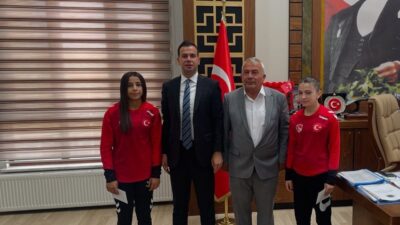 Afyonkarahisar Sinanpaşa Kaymakamı Emrah Aslan, Kuzey Makedonya’da düzenlenen U-17 Avrupa