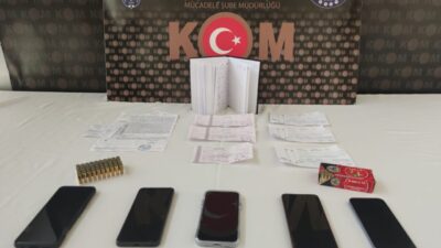 Kütahya’da tefecilik yaptıkları iddiasıyla gözaltına alınan 6 şüpheli hakkında adli