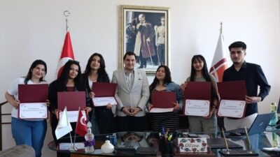 Bilecik Şeyh Edebali Üniversitesinin (BŞEÜ), Pazaryeri Meslek Yüksekokulu (MYO) öğrencileri,