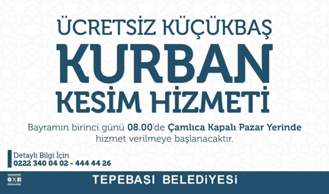 Tepebaşı’nda kesim alanı hazır Tepebaşı Belediyesi, Kurban Bayramı için düzenlenen kesim alanının hazırlıklarını tamamlandı.