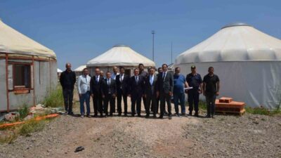 Bilecik Valisi Faik Oktay Sözer, Söğüt ilçesinde yapımı süren Obakent
