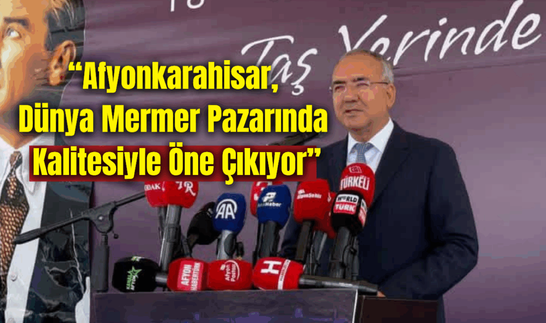 Afyonkarahisar İscehisar Mermerciler Dernek Başkanı Remzi Özcan, ALZ Afyon Blok