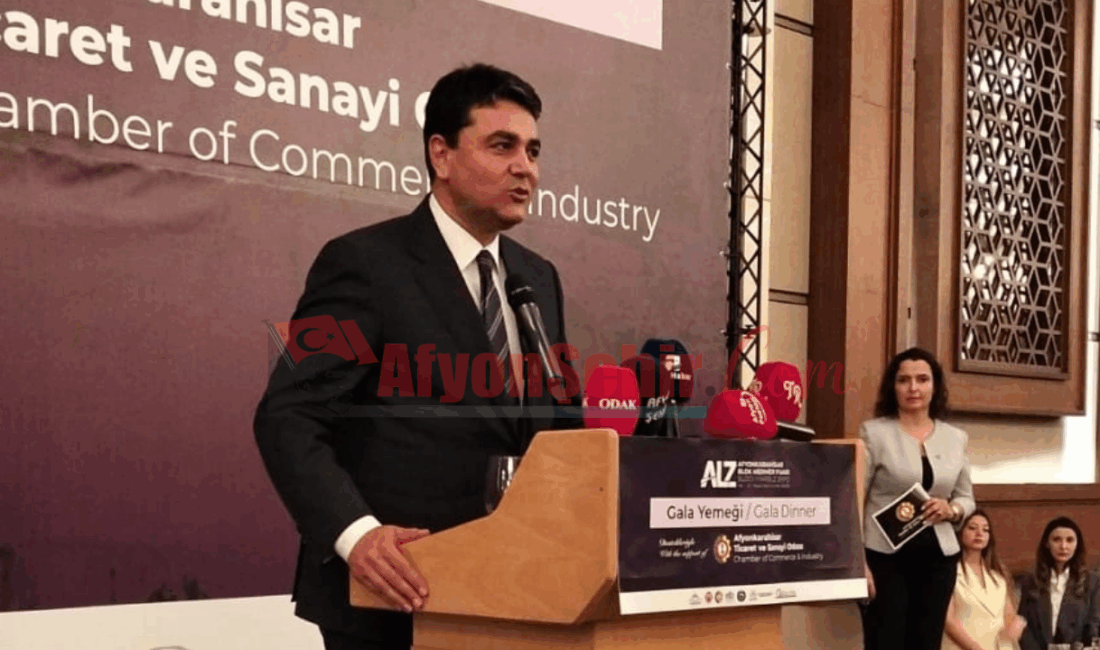 Demokrat Parti Genel Başkanı Gültekin Uysal, Afyonkarahisar’da düzenlenen Blok Mermer