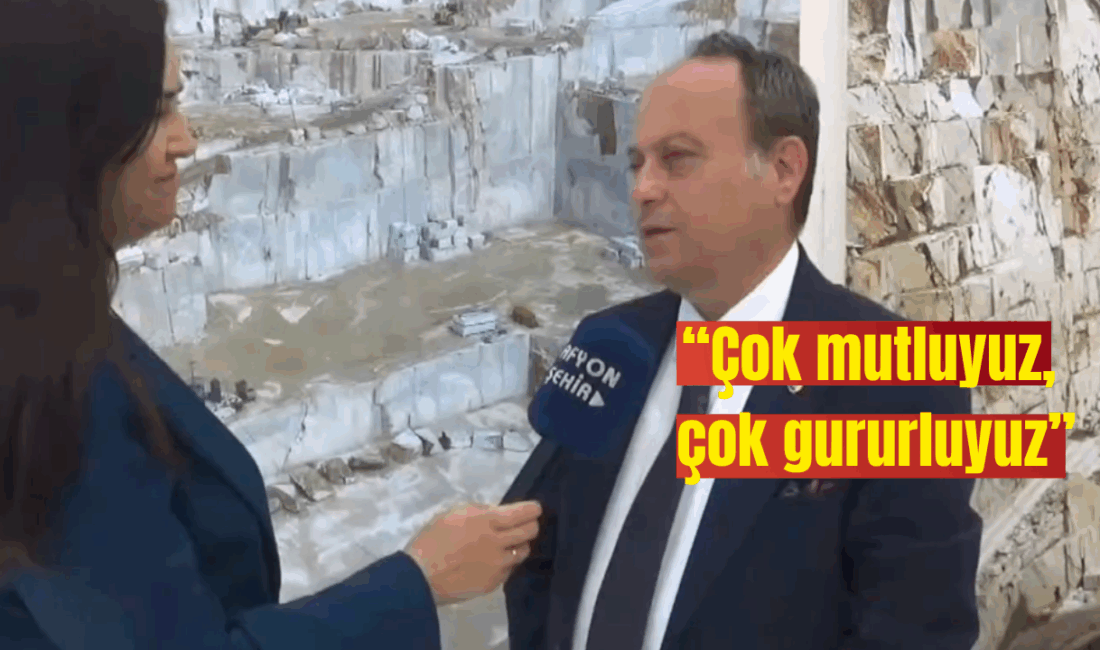 Afyonkarahisar Ticaret ve Sanayi Odası (ATSO) Başkanı Hüsnü Serteser, Afyonşehir
