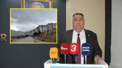 İYİ Parti Afyonkarahisar İl Başkanı Muhammet Mısırlıoğlu, Gökçe Mahallesi’nde TOKİ