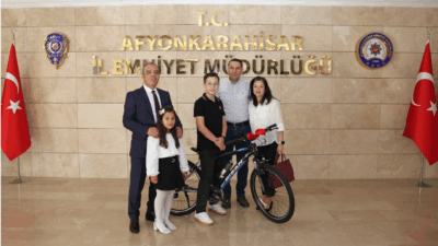 Afyonkarahisar İl Emniyet Müdürlüğü’nde görevli Polis Memuru Ali Koç’un oğlu