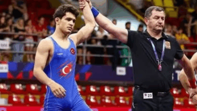 Afyonkarahisar Spor Lisesi öğrencisi İsmail Mertkollu, Makedonya’nın başkenti Üsküp’te düzenlenen