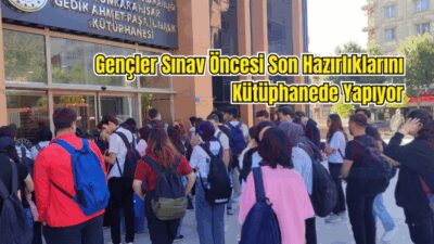 Üniversiteye giriş sınavı YKS’ye kısa bir süre kala, öğrenciler kütüphanelerde