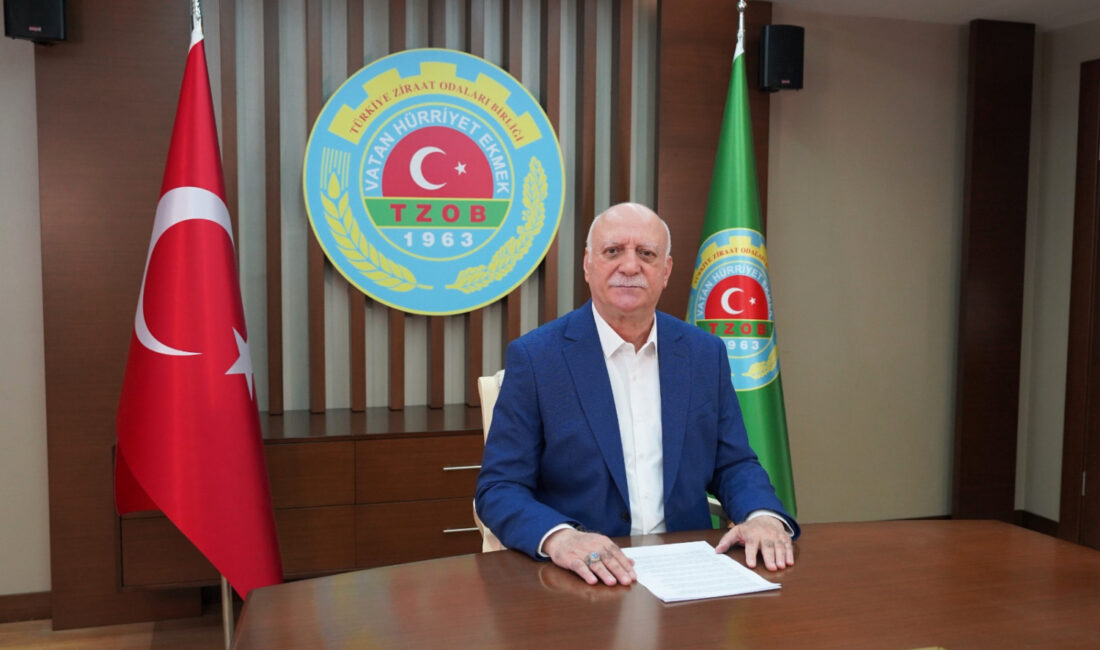 Türkiye Ziraat Odaları Birliği (TZOB) Genel Başkanı Şemsi Bayraktar, yaz