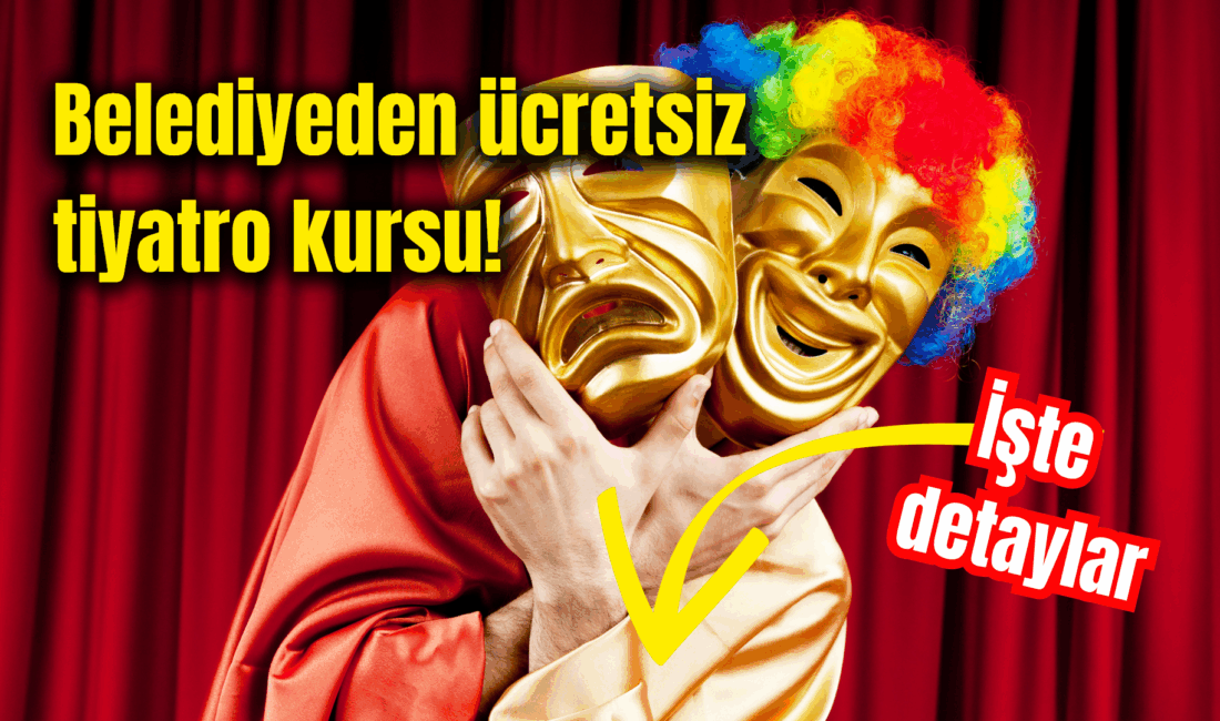 Afyonkarahisar Belediyesi Şehir Tiyatrosu tarafından ücretsiz tiyatro kursu düzenleniyor. Kurs