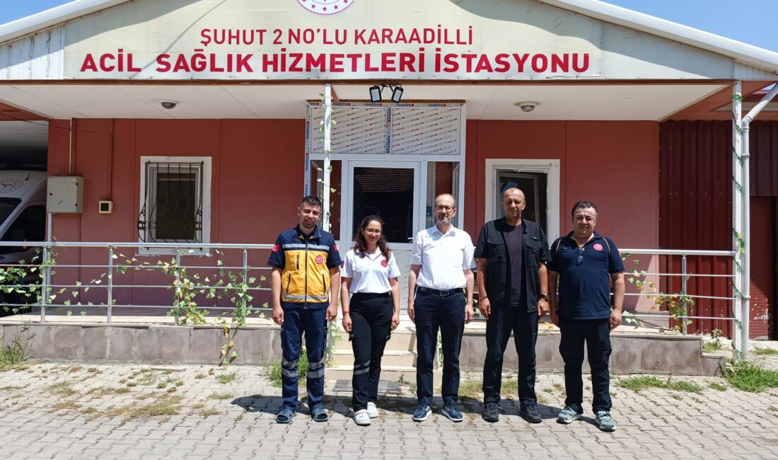 Afyonkarahisar İl Sağlık Müdürü Dr. Hakkı Öztürk’ün hafta sonu saha