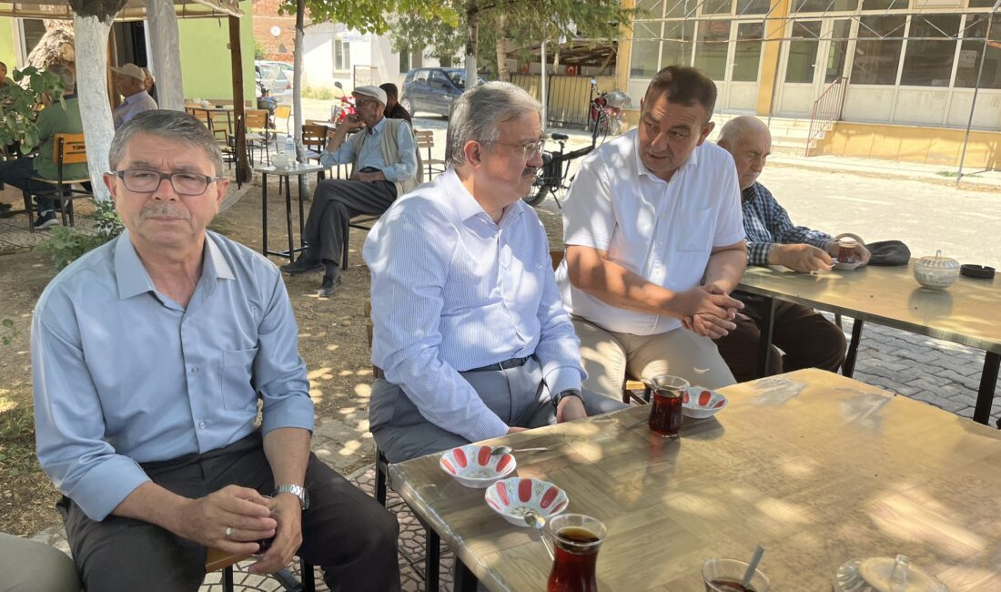 AK Parti Afyonkarahisar Milletvekili İbrahim Yurdunuseven, Evciler ilçesini ziyaret ederek