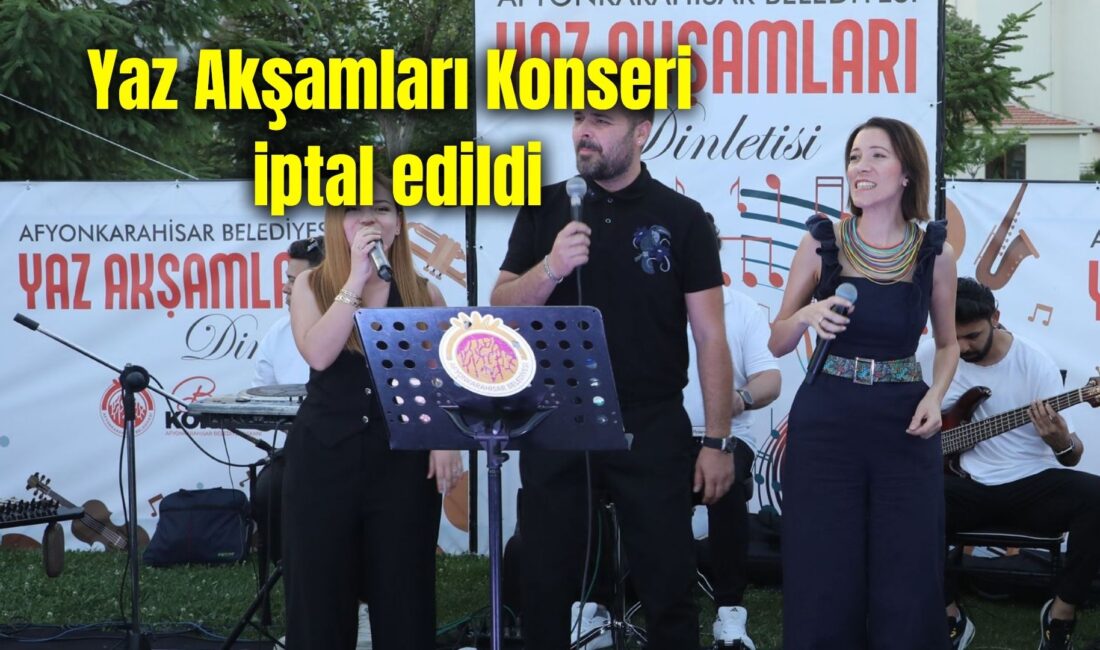 4 Temmuz 2025 tarihinde gerçekleştirilmesi planlanan Yaz Akşamları Konseri, ülkenin