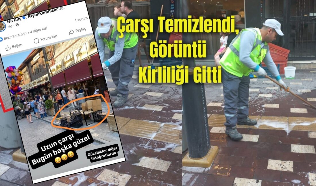 Sosyal medyada bir vatandaş, Afyonkarahisar Uzun Çarşı’da Salim Usta Lokantası