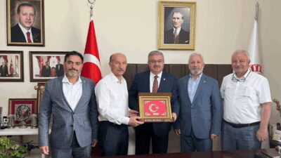 AK Parti Afyonkarahisar Milletvekili Yurdunuseven, TBMM’de sendika temsilcilerini ağırladı