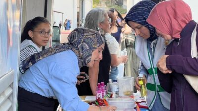 AK Parti Bilecik İl Başkanı Serkan Yıldırım, Hürriyet Mahallesinde kurulan