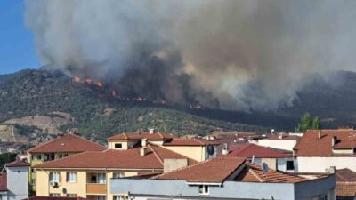 Bilecik’in Osmaneli ilçesinde 4 köyün boşaltıldığı büyük orman yangını sonrası
