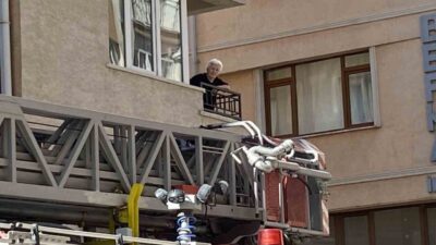 Eskişehir’de bir fırının bacasında çıkan küçük çaplı yangına itfaiye müdahale
