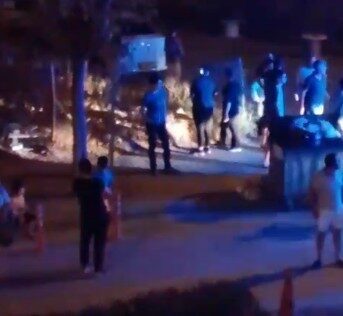 Eskişehir’de gece saatlerinde çıkan ve mahallelinin sokağa dökülmesine sebep olan