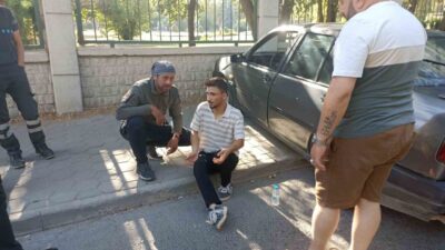 Eskişehir’de bir otomobilin duvara çarpması sonucu meydana gelen trafik kazasında