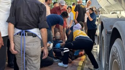 Isparta’nın Eğirdir ilçesinde yolun karşısına geçmeye çalışırken tırın çarpması sonucu