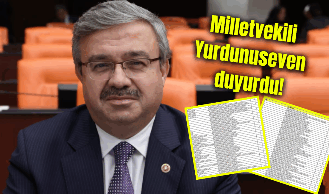 AK Parti Afyonkarahisar Milletvekili İbrahim Yurdunuseven, Sağlık Bakanlığı tarafından Afyonkarahisar’a