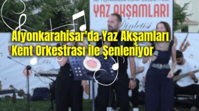 Afyonkarahisar Belediyesi’nin düzenlediği yaz konserleri hız kesmeden devam ediyor. 20