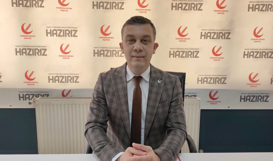 Yeniden Refah Partisi (YRP) Afyonkarahisar İl Başkanı Fehmi Güray Çakır,