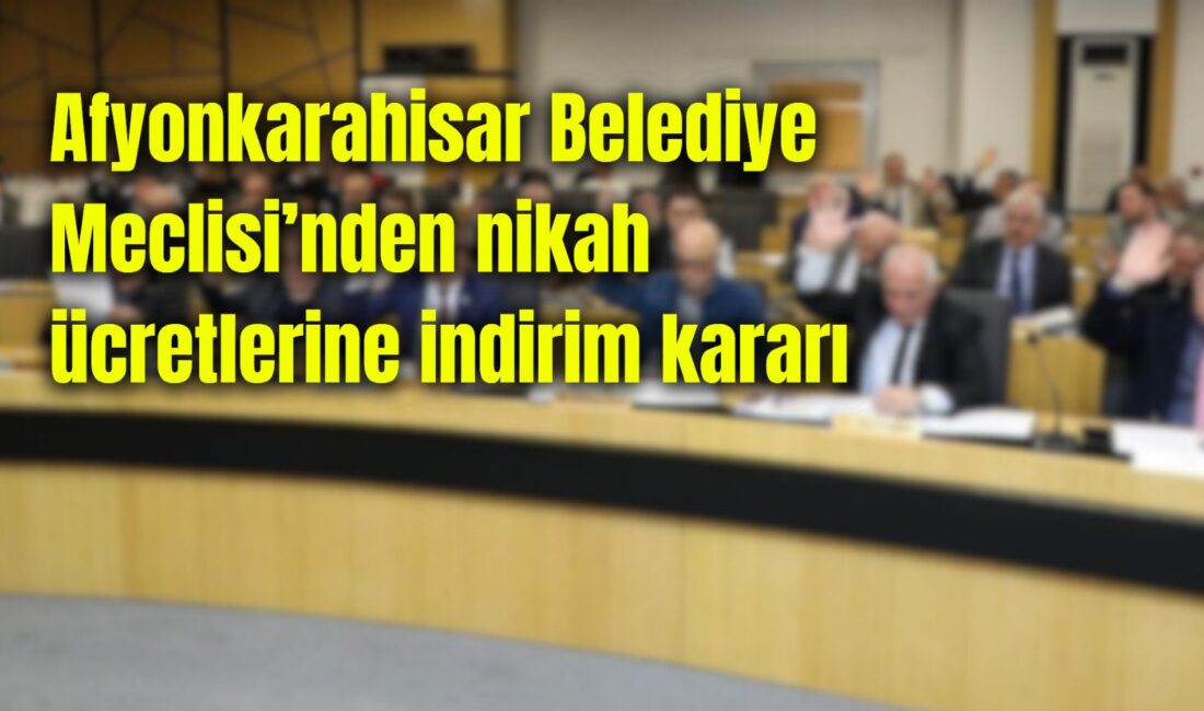 Afyonkarahisar Belediye Meclisi, Belediye Başkanı Burcu Köksal başkanlığında 1 Ağustos