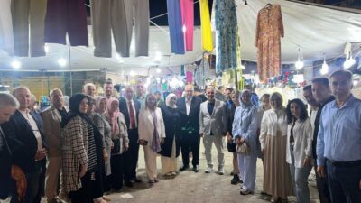 Bilecik’in Pazaryeri ilçesinde düzenlenen panayırda, AK Parti Bilecik heyeti vatandaşlar