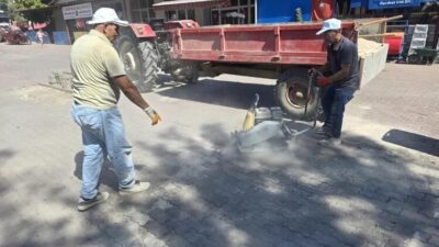 Bilecik’in Bayırköy Beldesi’nde başlatılan altyapı ve çevre düzenleme çalışmaları kesmeden
