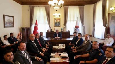 Bilecik Valisi Faik Oktay Sözer başkanlığında, Söğüt Belediye Başkanı Ferhat