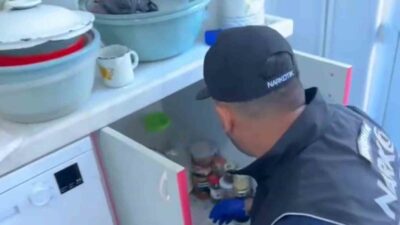 Eskişehir’de polis ekiplerince yapılan uyuşturucu operasyonunda farklı tür, miktar ve