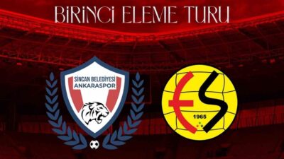 Eskişehirspor, Ziraat Türkiye Kupası 1. Eleme Turu eşleşmelerinde Sincan Belediyesi