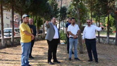 İnönü Belediyesi ilçeye yeni parklar kazandırırken, mevcut parkları da yenileme
