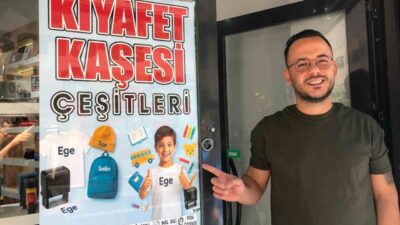 Öğrencilerin okul eşyalarının karışmaması için üretilen isme özel kaşeler yoğun
