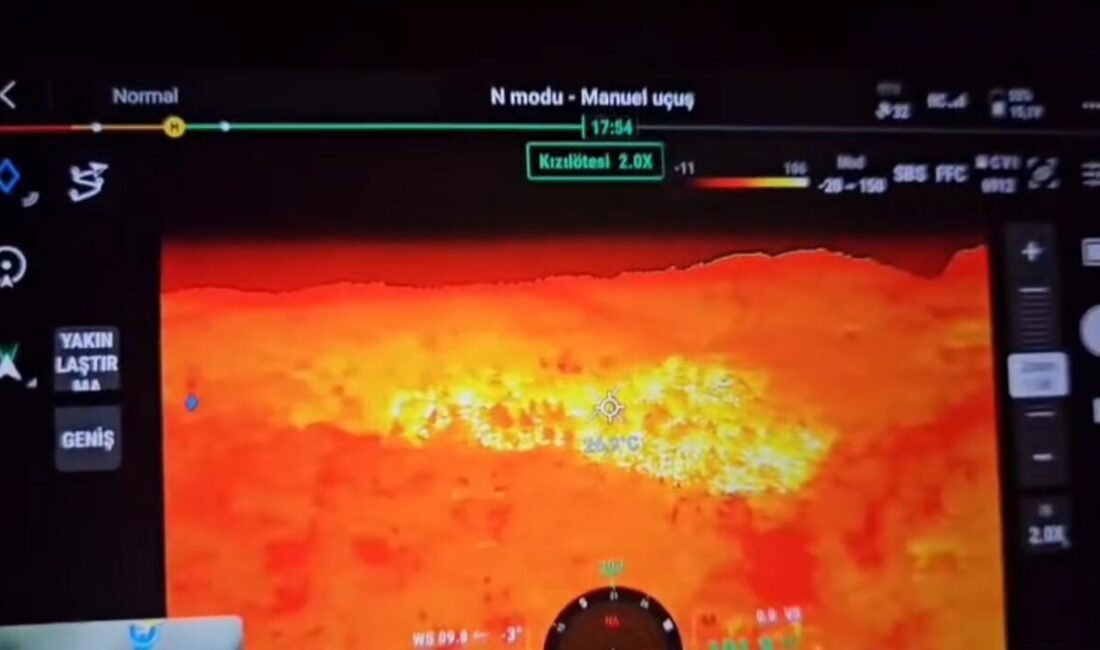 Isparta’nın Eğirdir ilçesindeki Kovada Gölü yakınlarında çıkan orman yangını, ekiplerin
