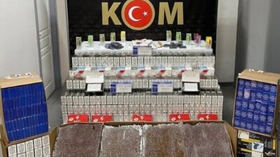 Isparta’nın Keçiborlu ilçesinde bir iş yerine düzenlenen operasyonda, 44 bin