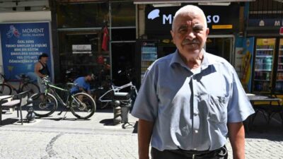 Eskişehir’de emekli öğretmen, kanser olan bisiklet tamircisi arkadaşı için yıllardır