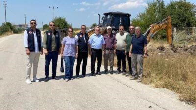 Bilecik’in Bozüyük ilçesinde, Kandilli köyünde yürütülen altyapı çalışmaları kapsamında Bozüyük