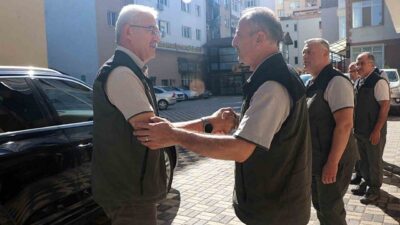 Eskişehir’e gelen Orman Genel Müdürü Bekir Karacabey, birim amirleri ile
