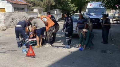 Eskişehir’de otomobille çarpışması sonucunda yaralanan motosikletli kurye hastaneye kaldırıldı. Olay,