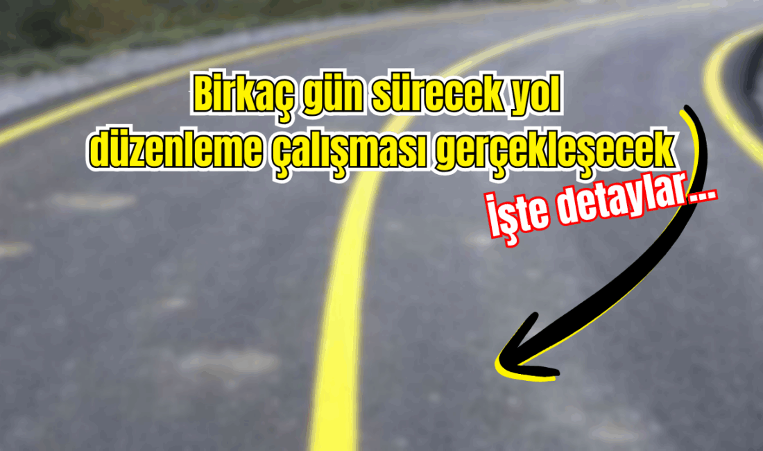 Afyonkarahisar’da Maliye Kavşağı ile Fiilli Kavşak arasında orta refüj düzenleme