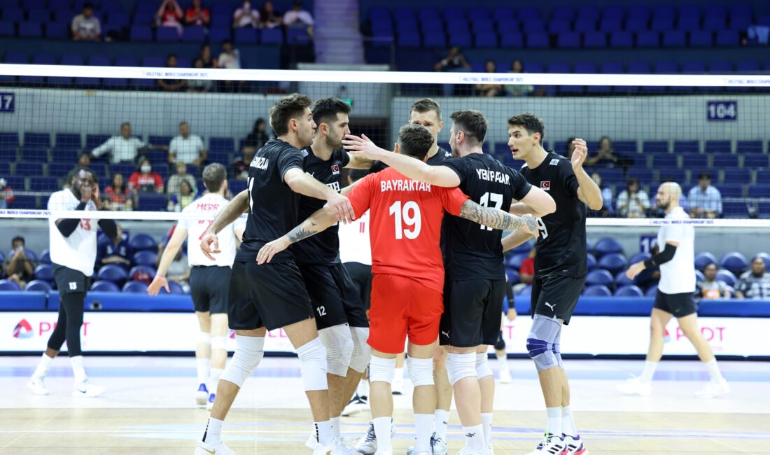 Filenin Efeleri namağlup lider olarak son 16’ya yükseldi A Milli Erkek Voleybol Takımımız, FIVB Erkekler Dünya Voleybol Şampiyonası’nda