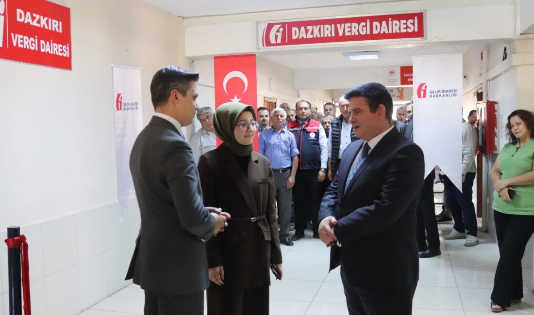 Dazkırı’da vergi hizmetlerinin daha etkin sunulabilmesi amacıyla İlçe Mal Müdürlüğü,