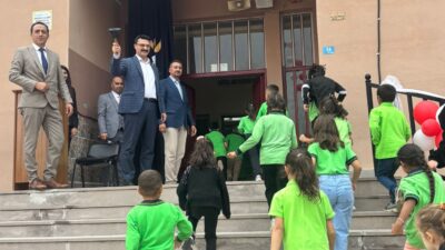 Emirdağ Kaymakamı Yasin Akgül, Emirdağ Belediye Başkanı Serkan Koyuncu ve