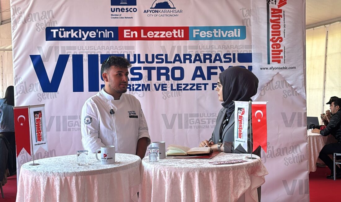 Bu yıl yedincisi düzenlenen Gastro Afyon Festivali etkinliklerine katılan MasterChef